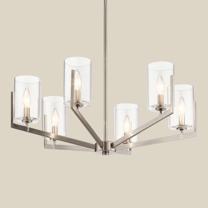 Canne 6-Light Chandelier - 71cm