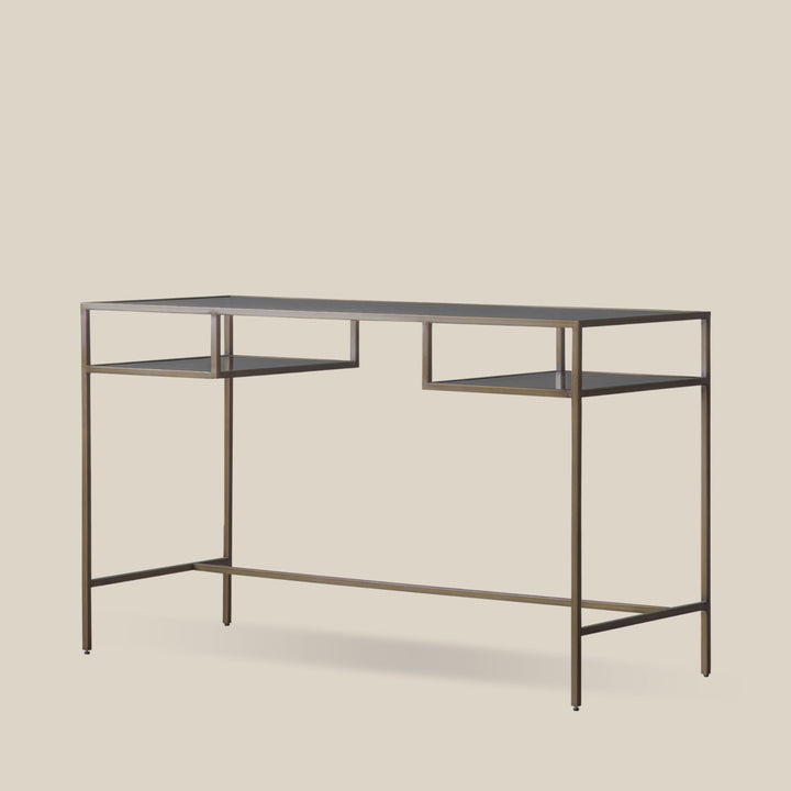 Hunson Shelved Console Table