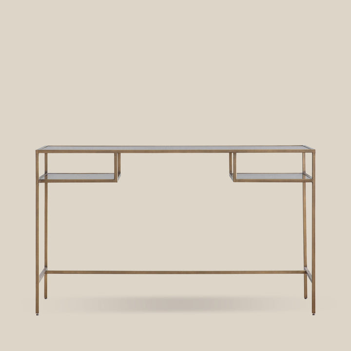 Hunson Shelved Console Table