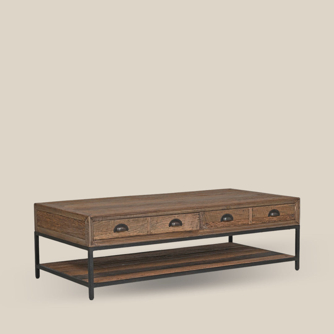 Milton Reclaimed Oak Coffee Table