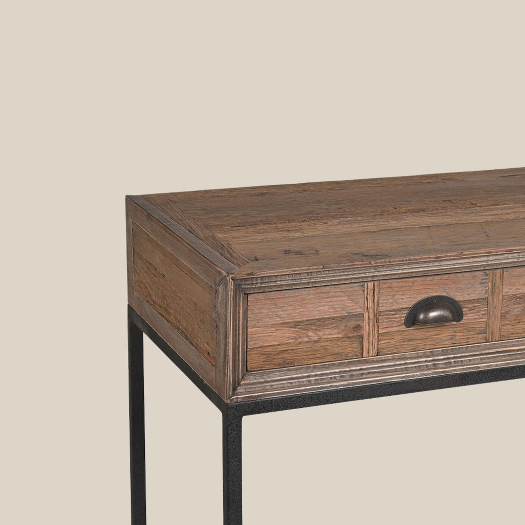 Milton Reclaimed Oak Console Table