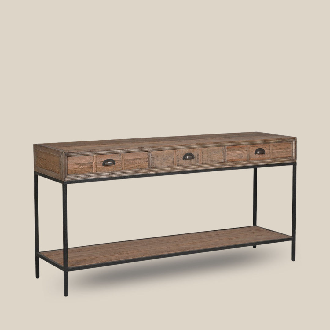 Milton Reclaimed Oak Console Table