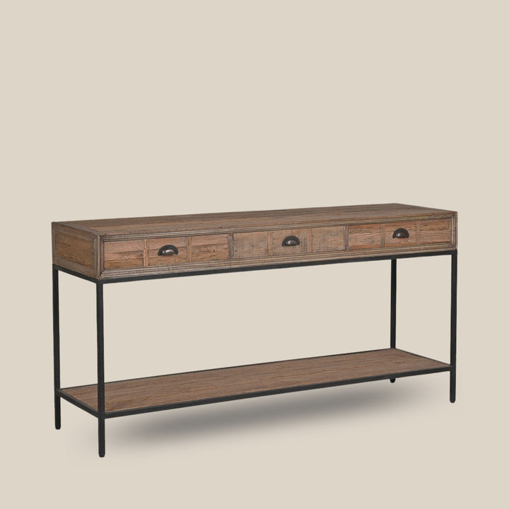 Milton Reclaimed Oak Console Table