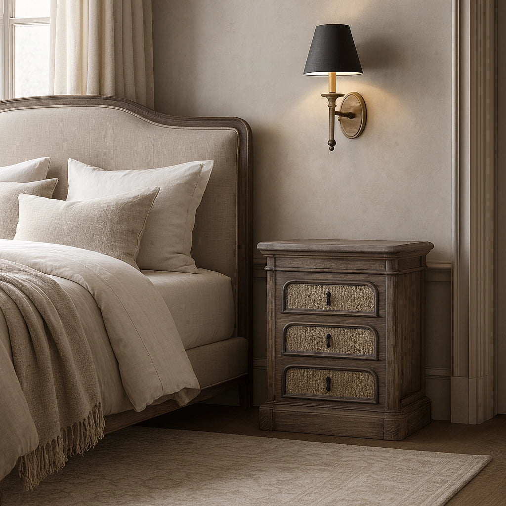 Penn 3-Drawer Bedside Table