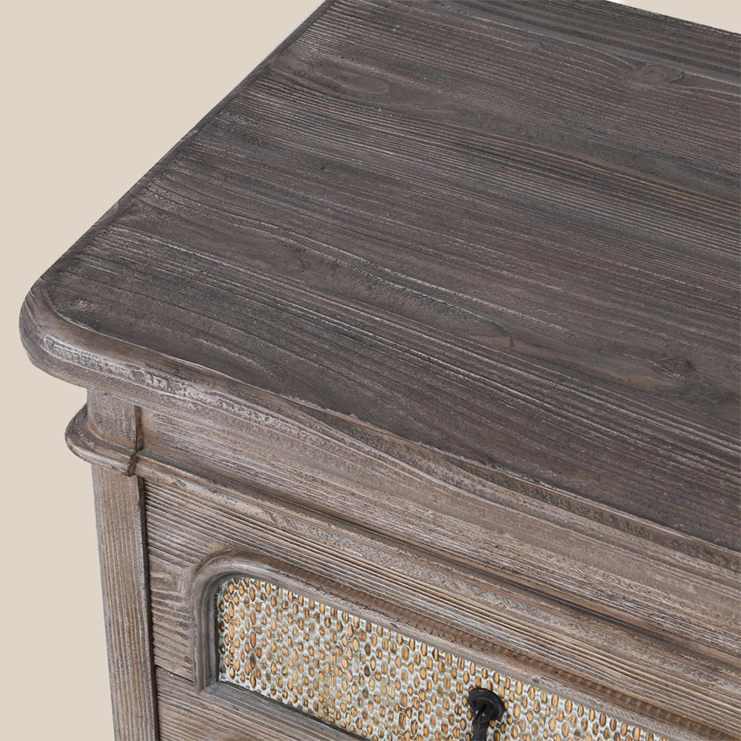 Penn 3-Drawer Bedside Table