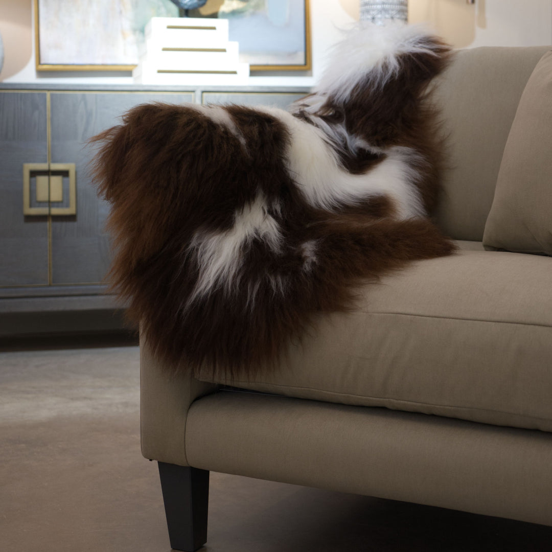 Luxury Himalayan Sheepskin Rug - Natural Spot