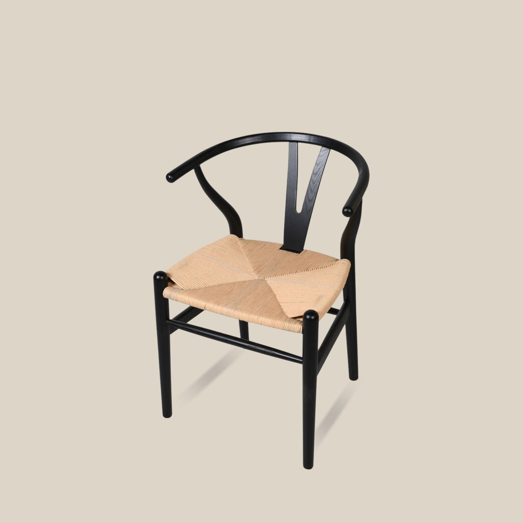 St Ermins Black Wishbone Dining Chair