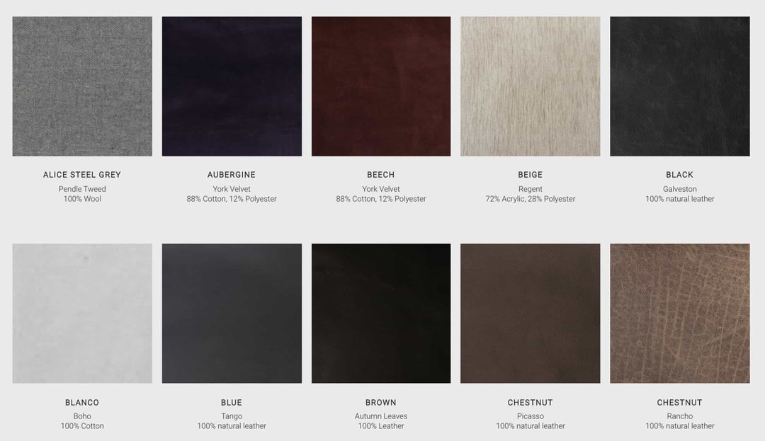 Fabric Swatches - escapologyhome.co.uk