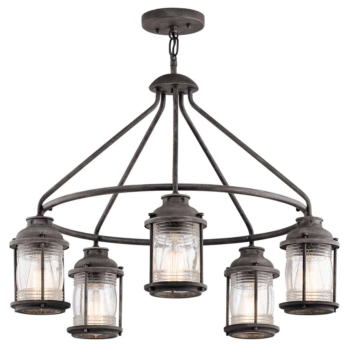 Bay 5 Light Outdoor Chandelier - escapologyhome.co.uk