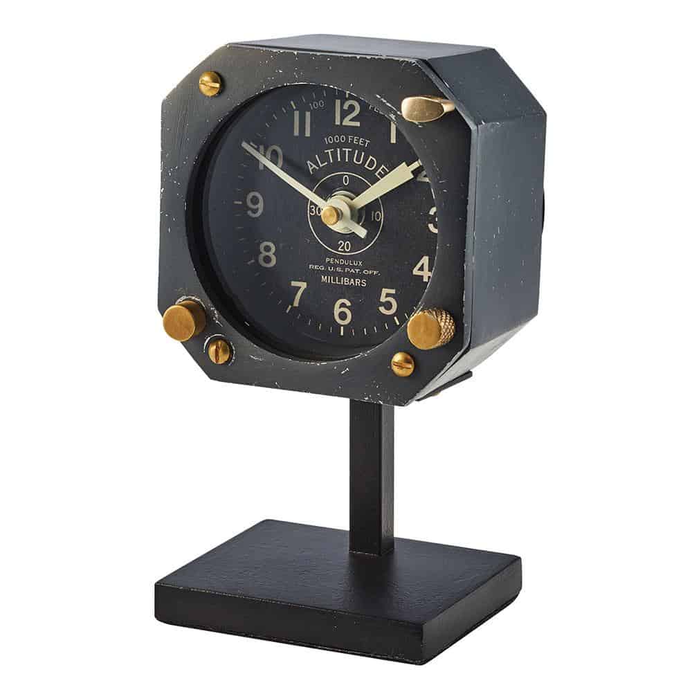 WWII Vintage American Navigator Table Clock - escapologyhome.co.uk