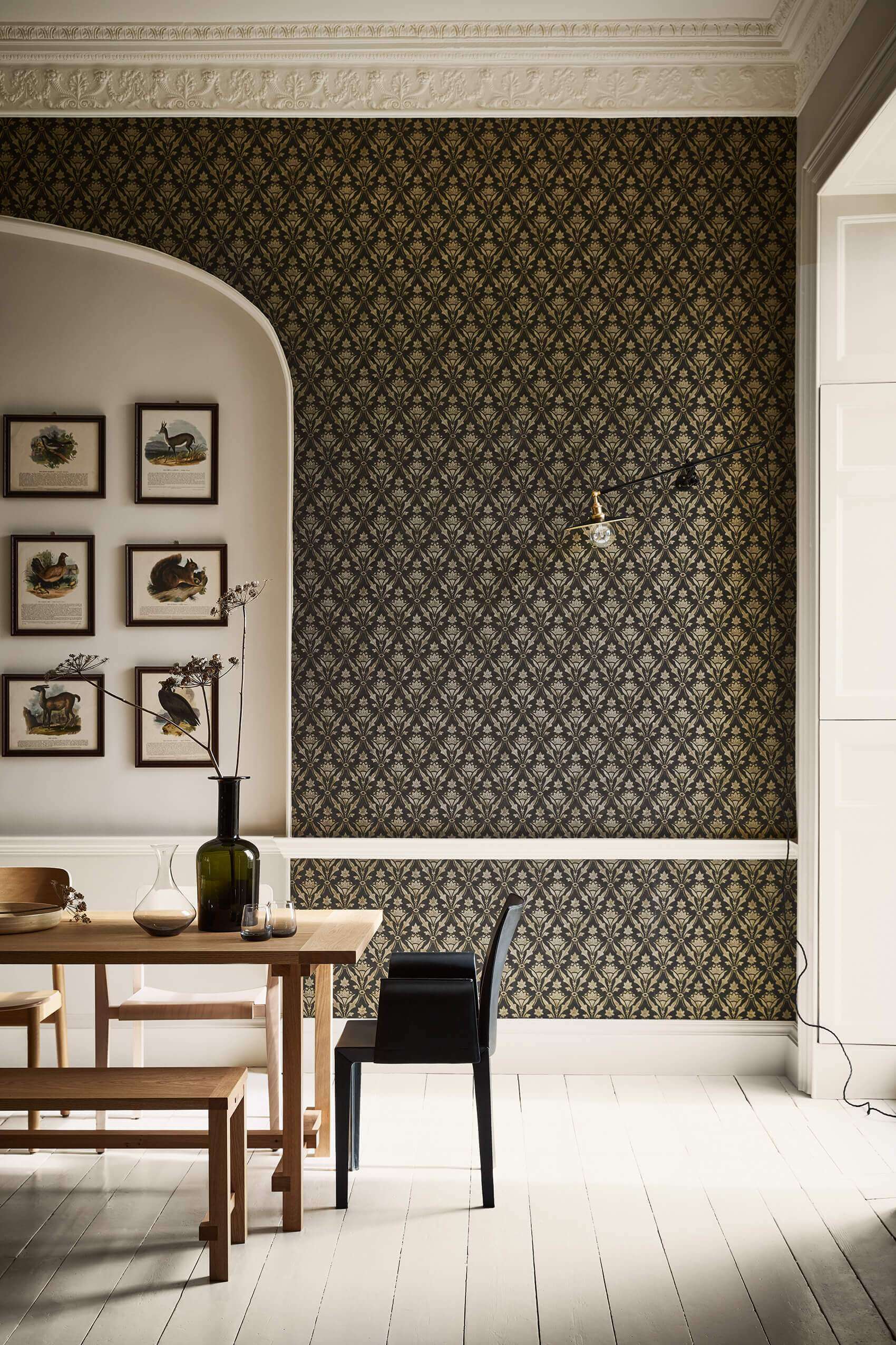 Little Greene Wallpaper Borough High St. Stamp - escapologyhome.co.uk