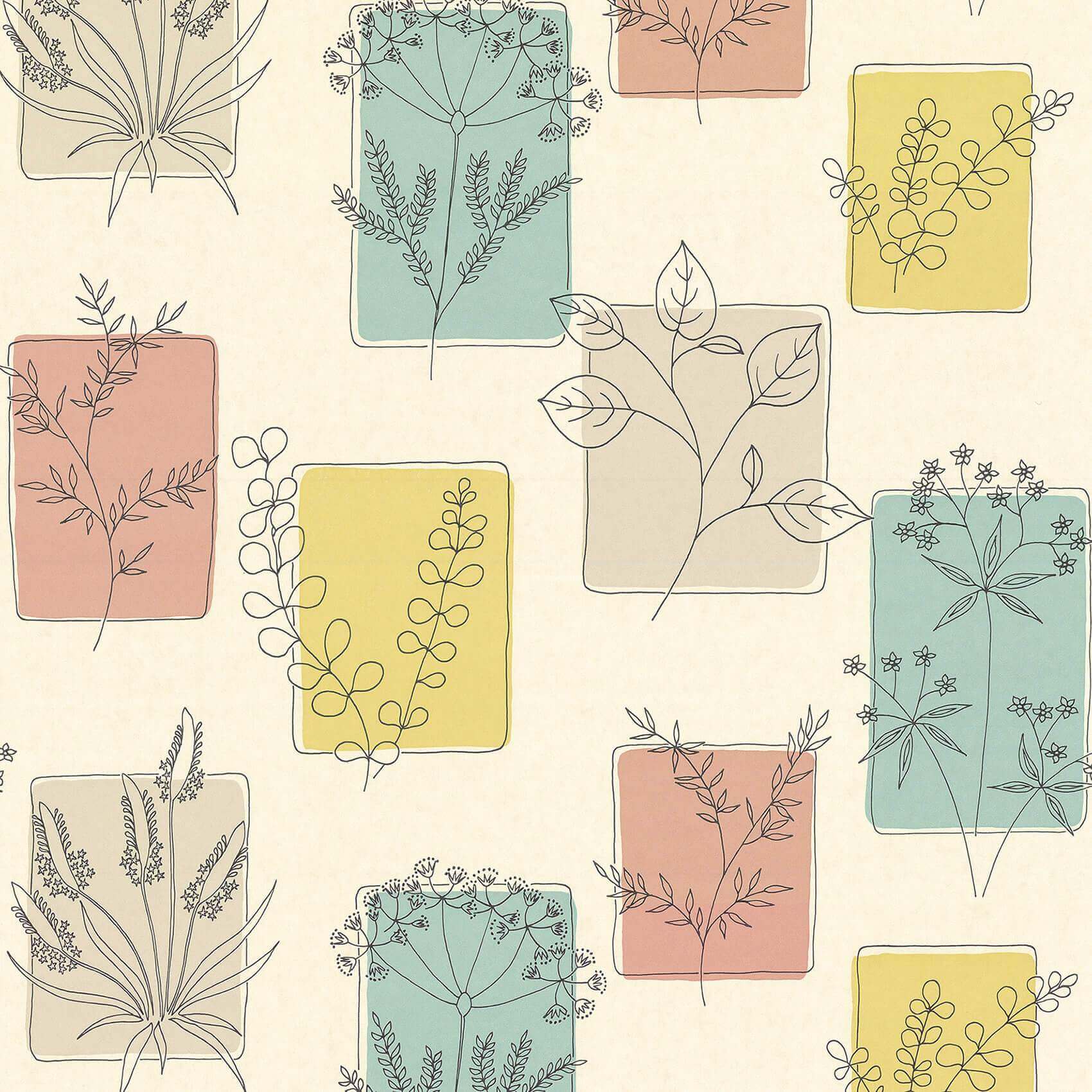 Little Greene Wallpaper Herbes Cocktail - escapologyhome.co.uk