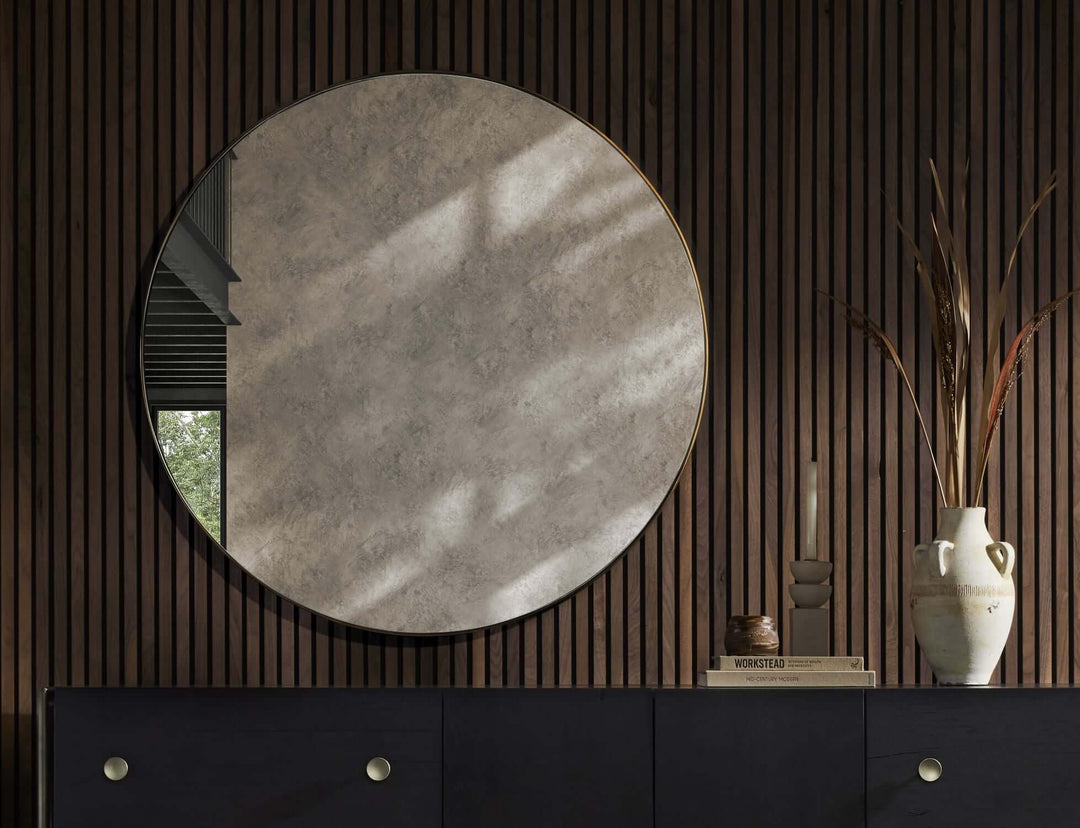 Large Round Wall Mirror