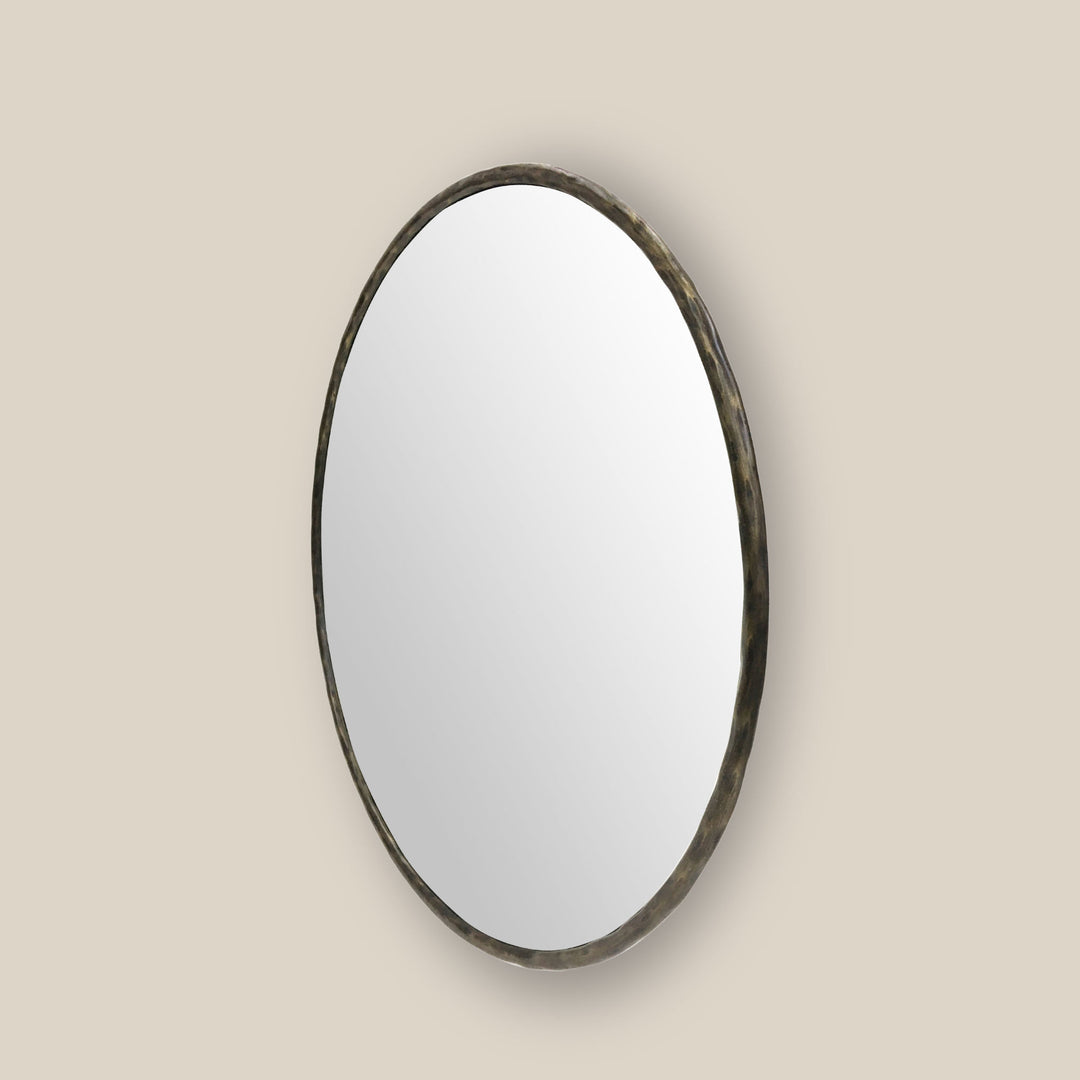 Athena Round Mirror - Dark Bronze