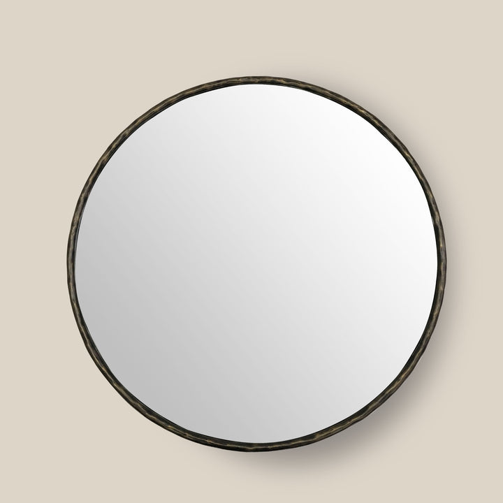 Athena Round Mirror - Dark Bronze