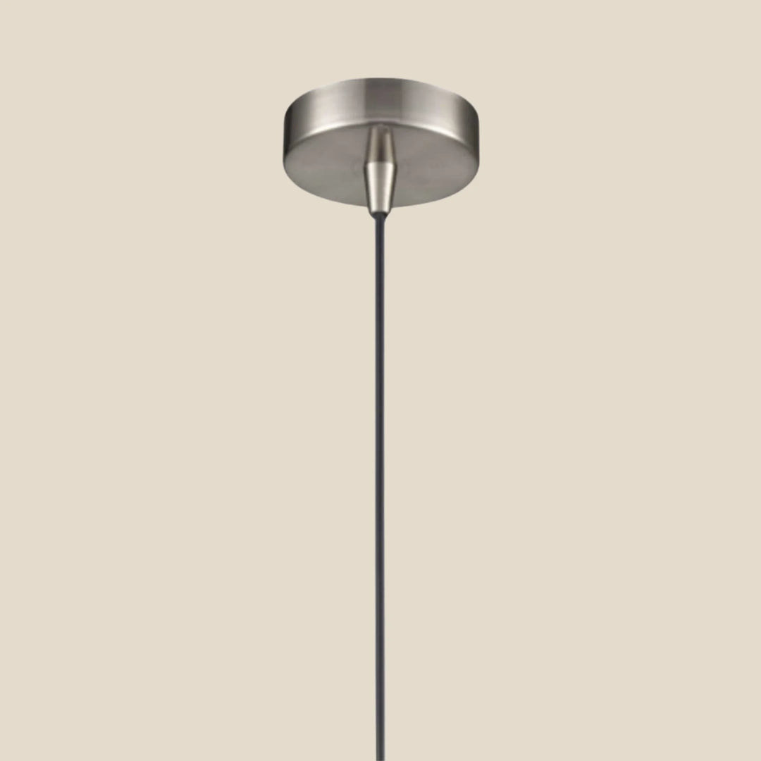 Bella Smoked Teardrop Pendant - Smoked Mirror Glass