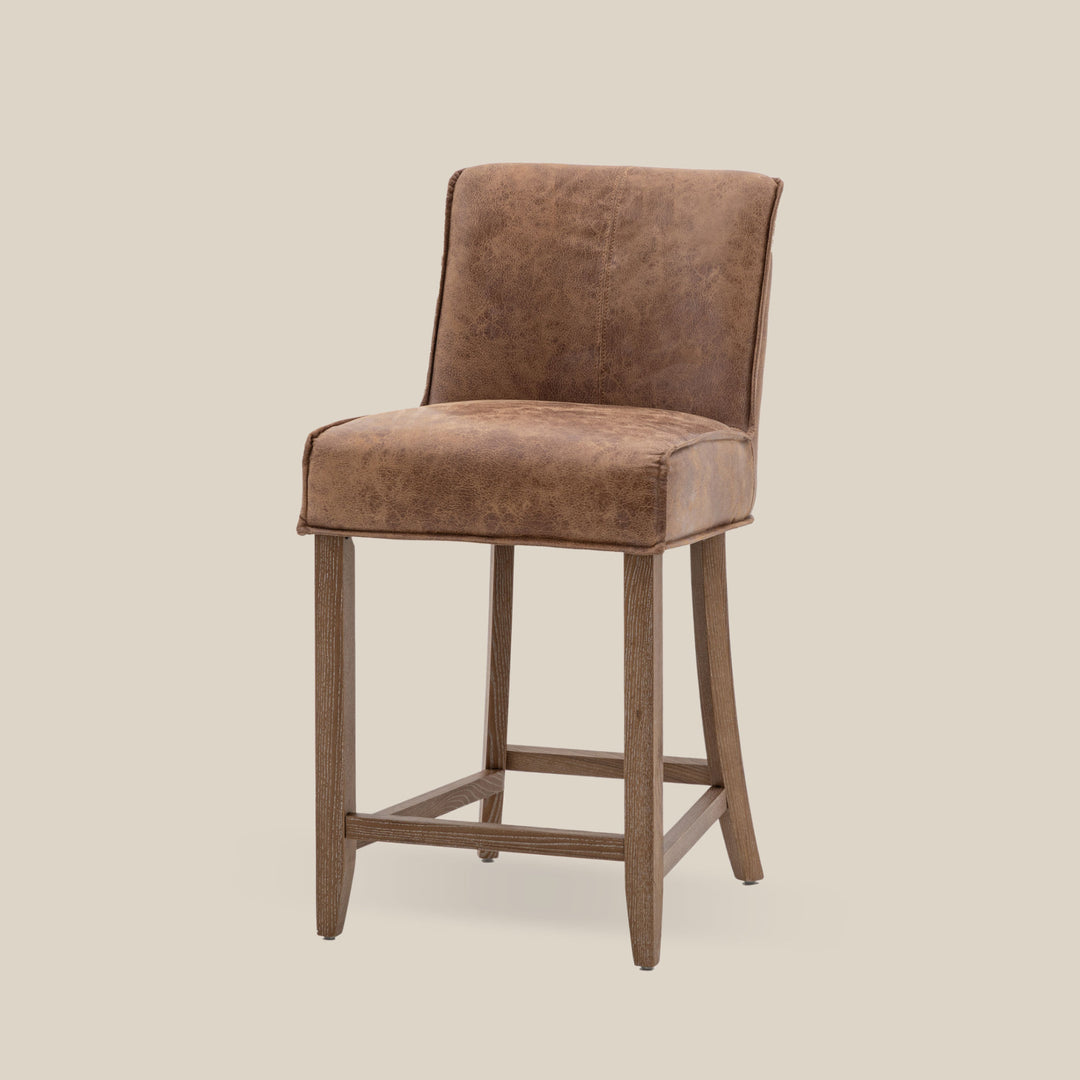 Bickham Leather Counter Stool