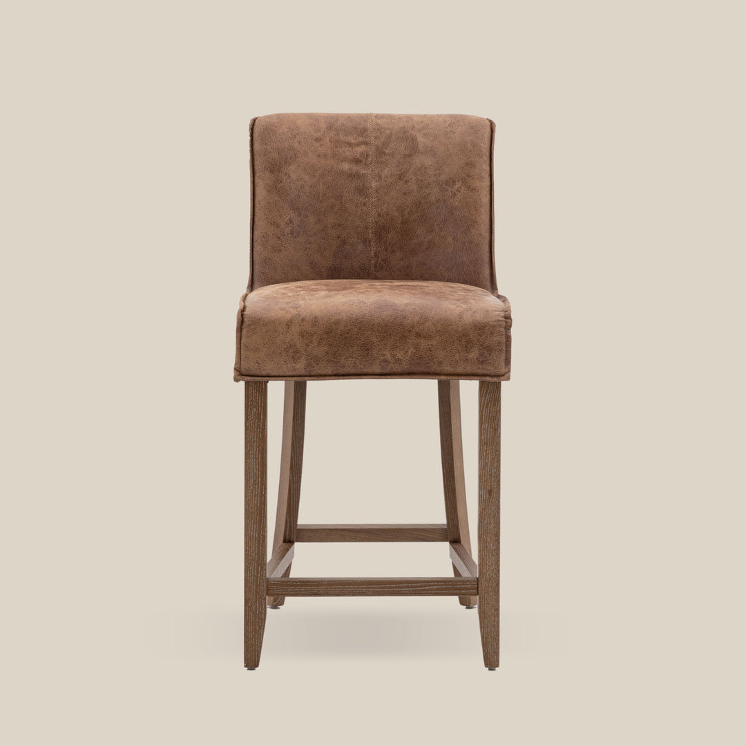 Bickham Leather Counter Stool