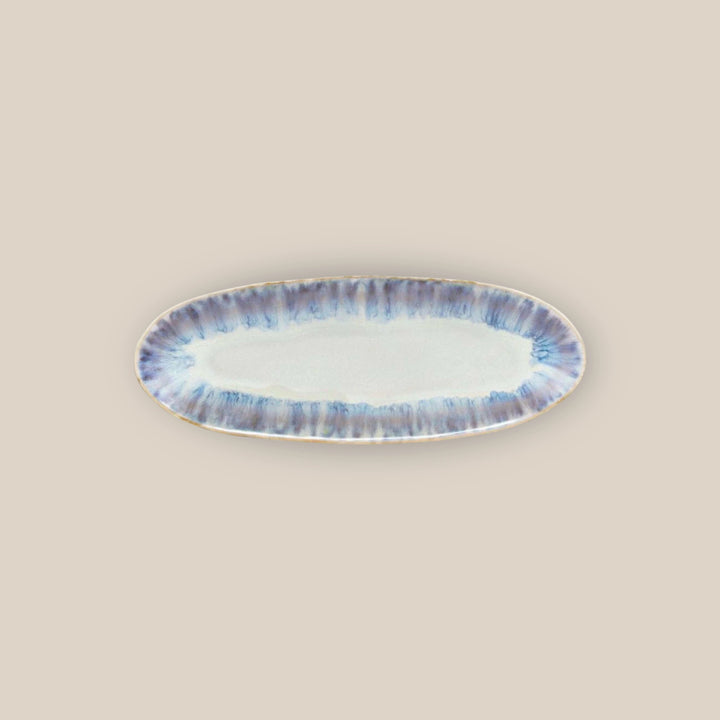 A Cost Nova Brisa oval plate with blue glaze