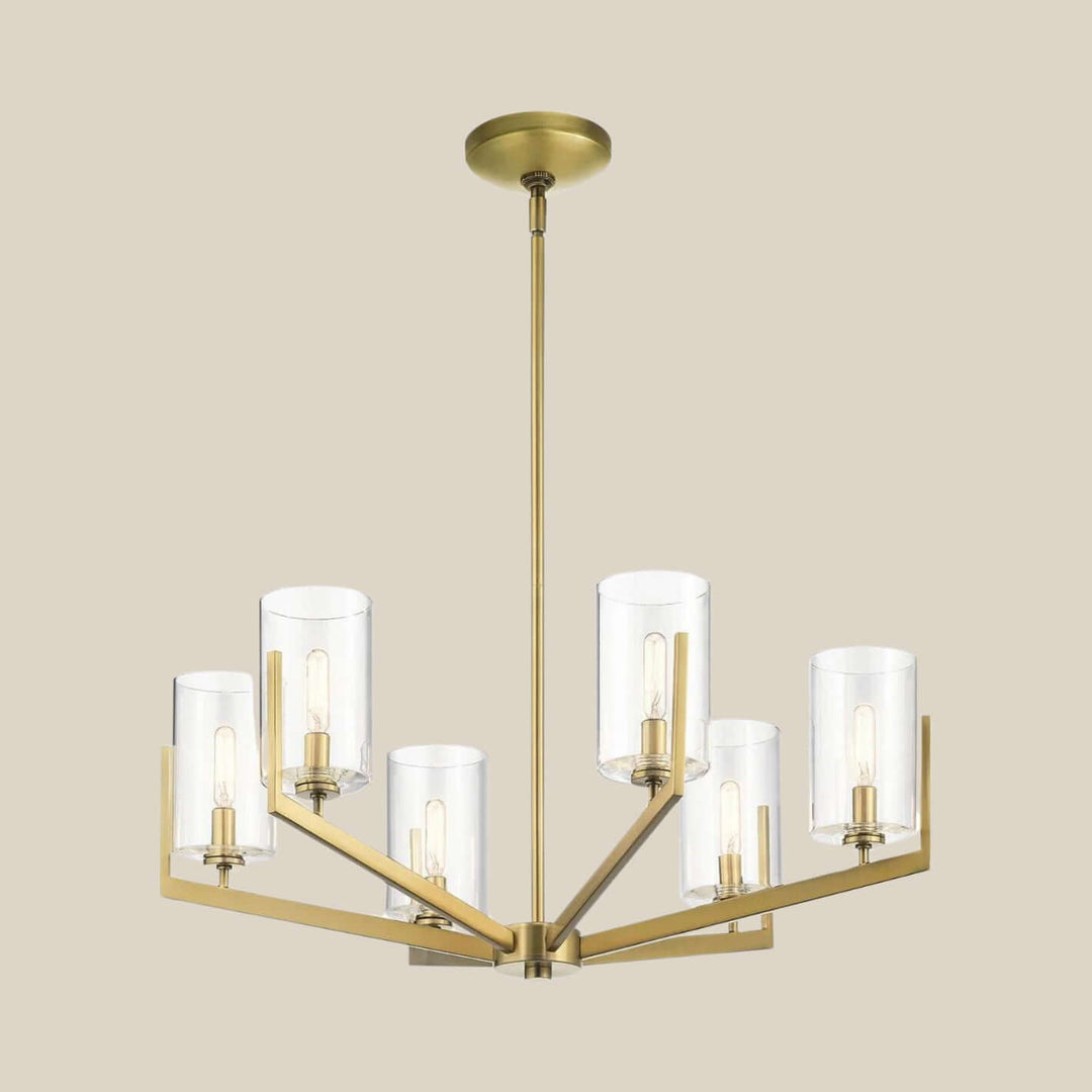 Canne 6-Light Chandelier - 71cm