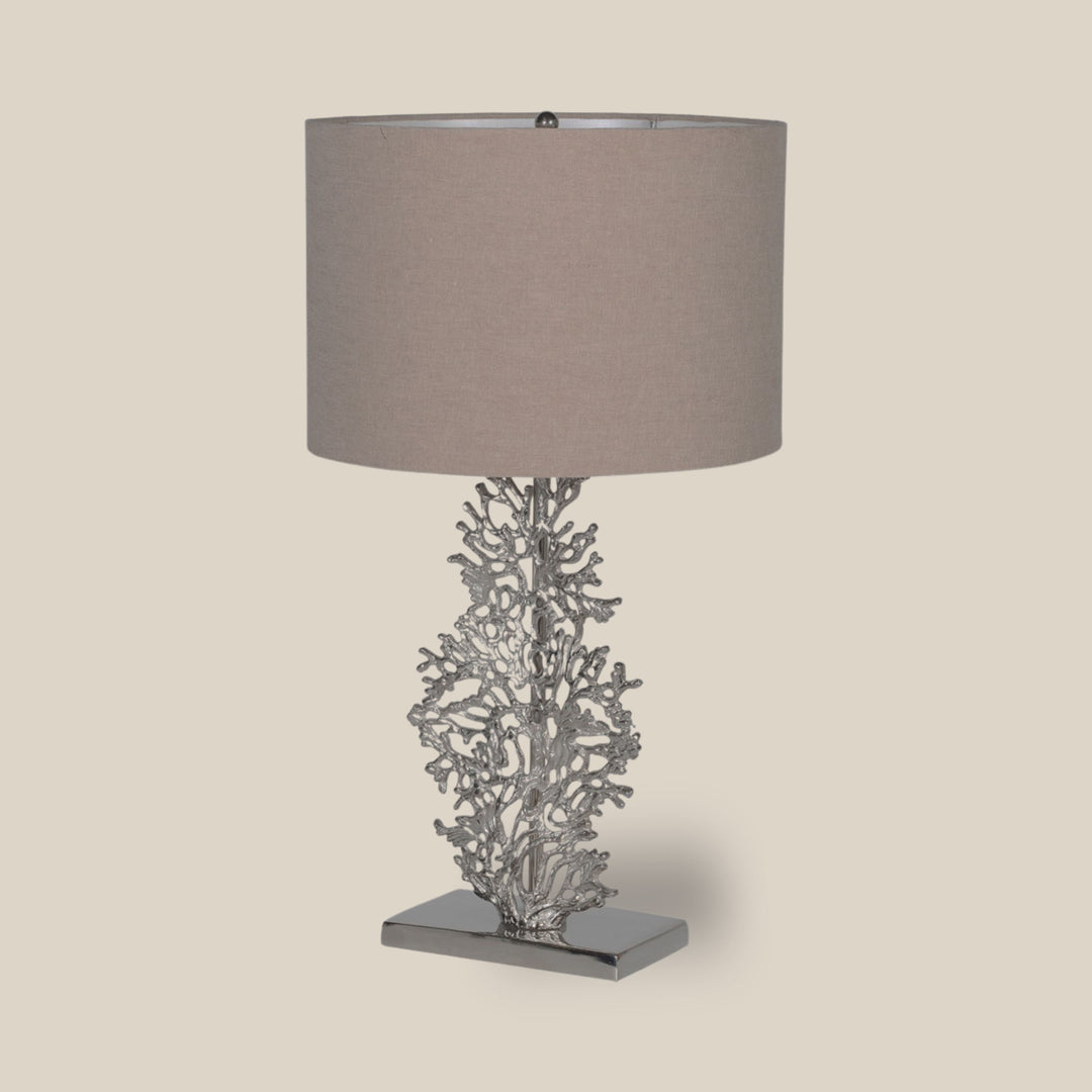 Coral Table Lamp with Shade