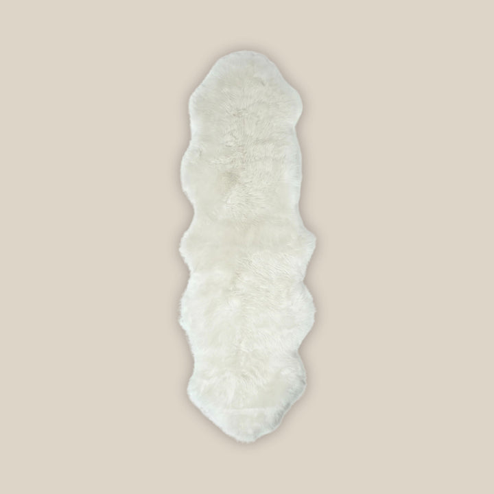 Luxury Double Sheepskin Rug - Natural