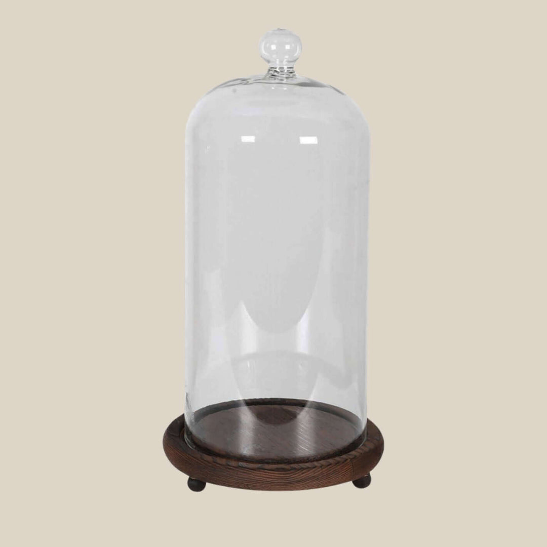 French Glass Display Dome - Tall