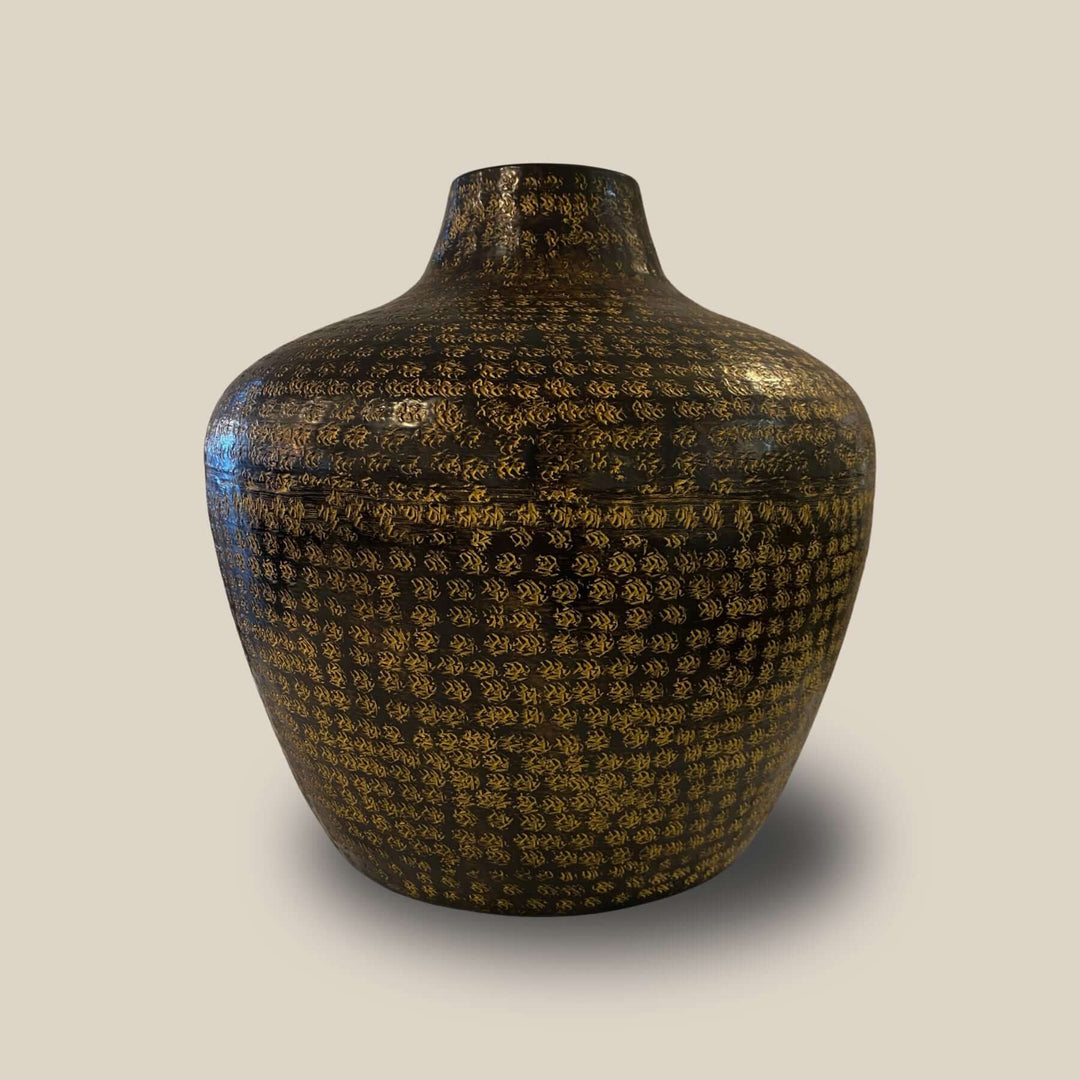 Hammered Metal Vase