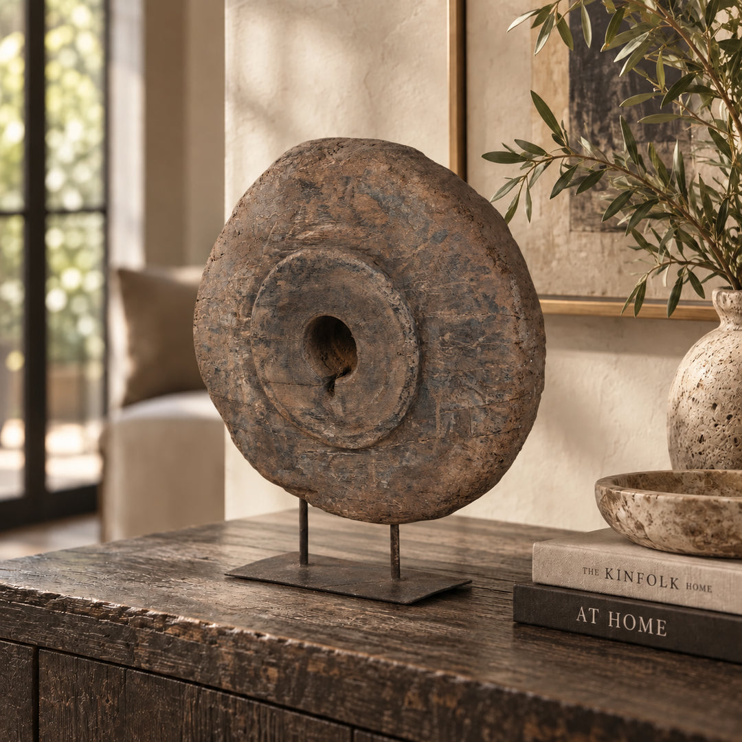 Heritage Wooden Wheel On Stand
