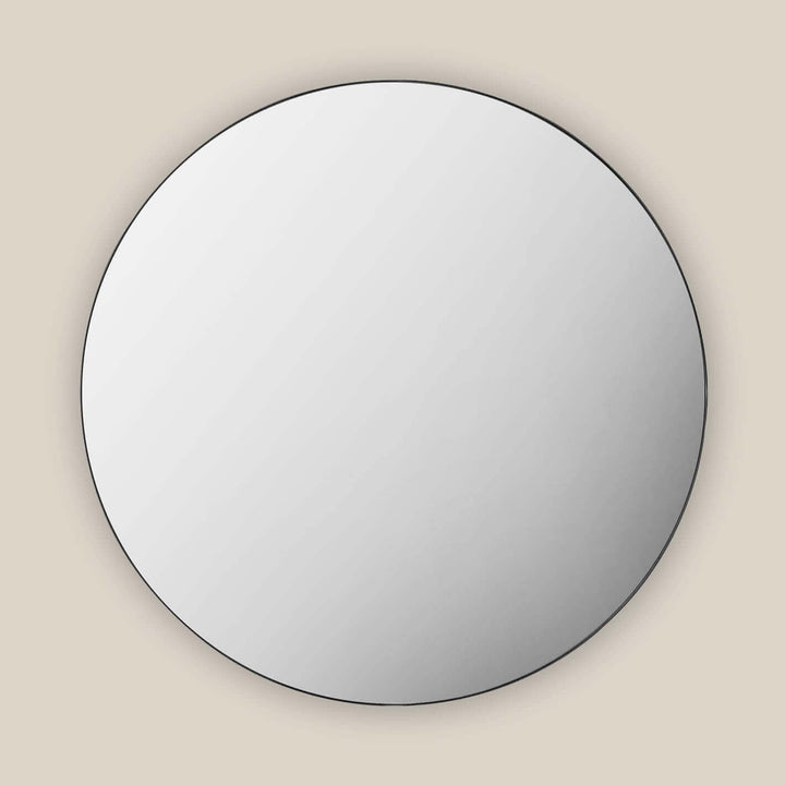 Hoboken Round Mirror - Champagne