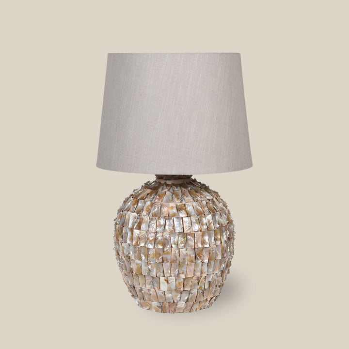 Looe Pearl Urn Table Lamp With Shade