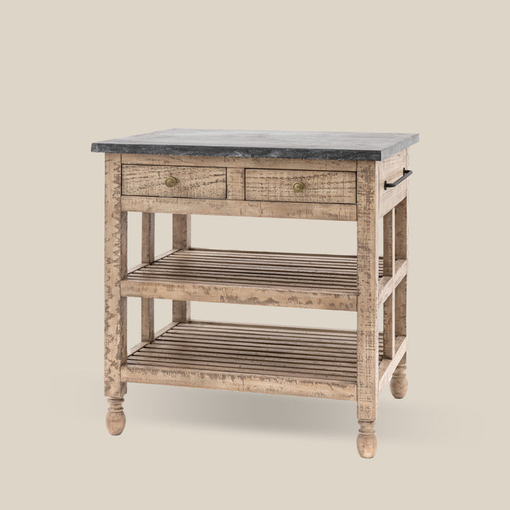 Maker 2-Drawer Kitchen Island