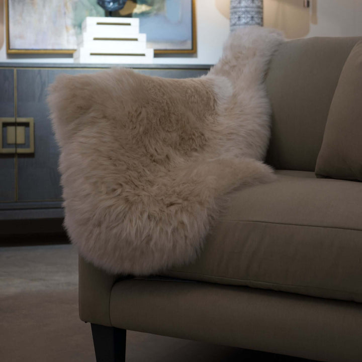 Shearling Champagne Rug Escapology. Luxury Sheepskin Rug – Champagne- Soft, Stylish ...