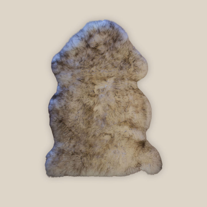 Luxury Sheepskin Rug - Tipped Brown
