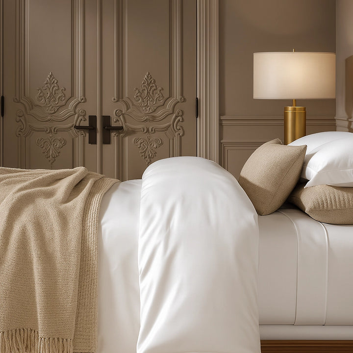 the Stillness Sateen Duvet Cover