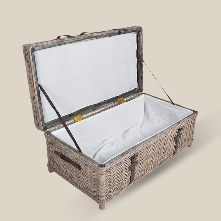 St Ermins Woven Rattan Storage Trunk