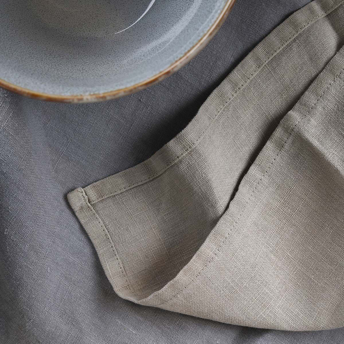 Linen Table Napkin (Set of 4) - Taupe