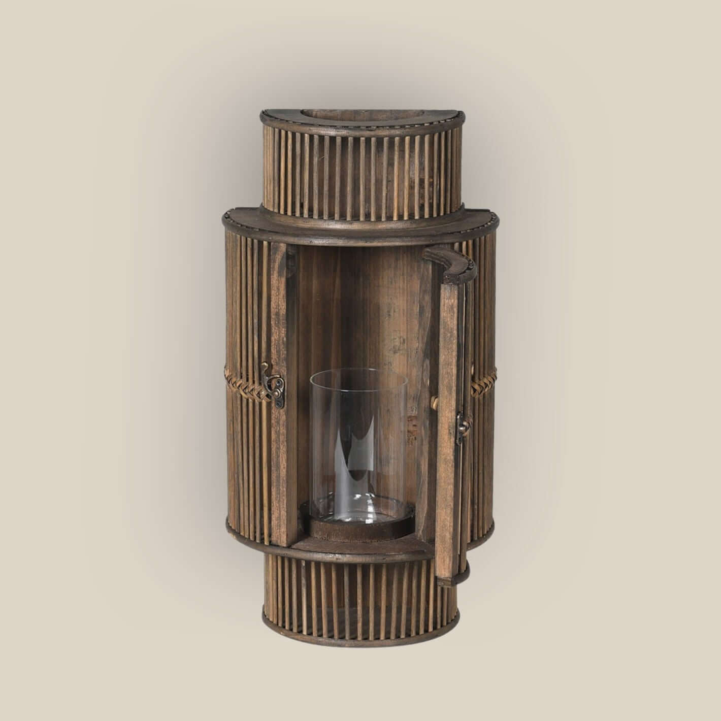 Tokyo Black Bamboo Wall Lantern