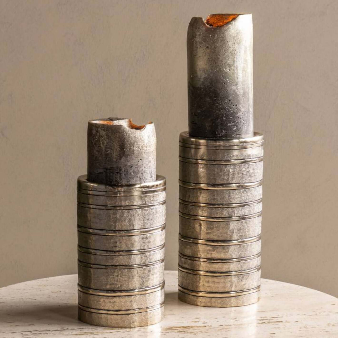 Wren Pillar Candle Holder