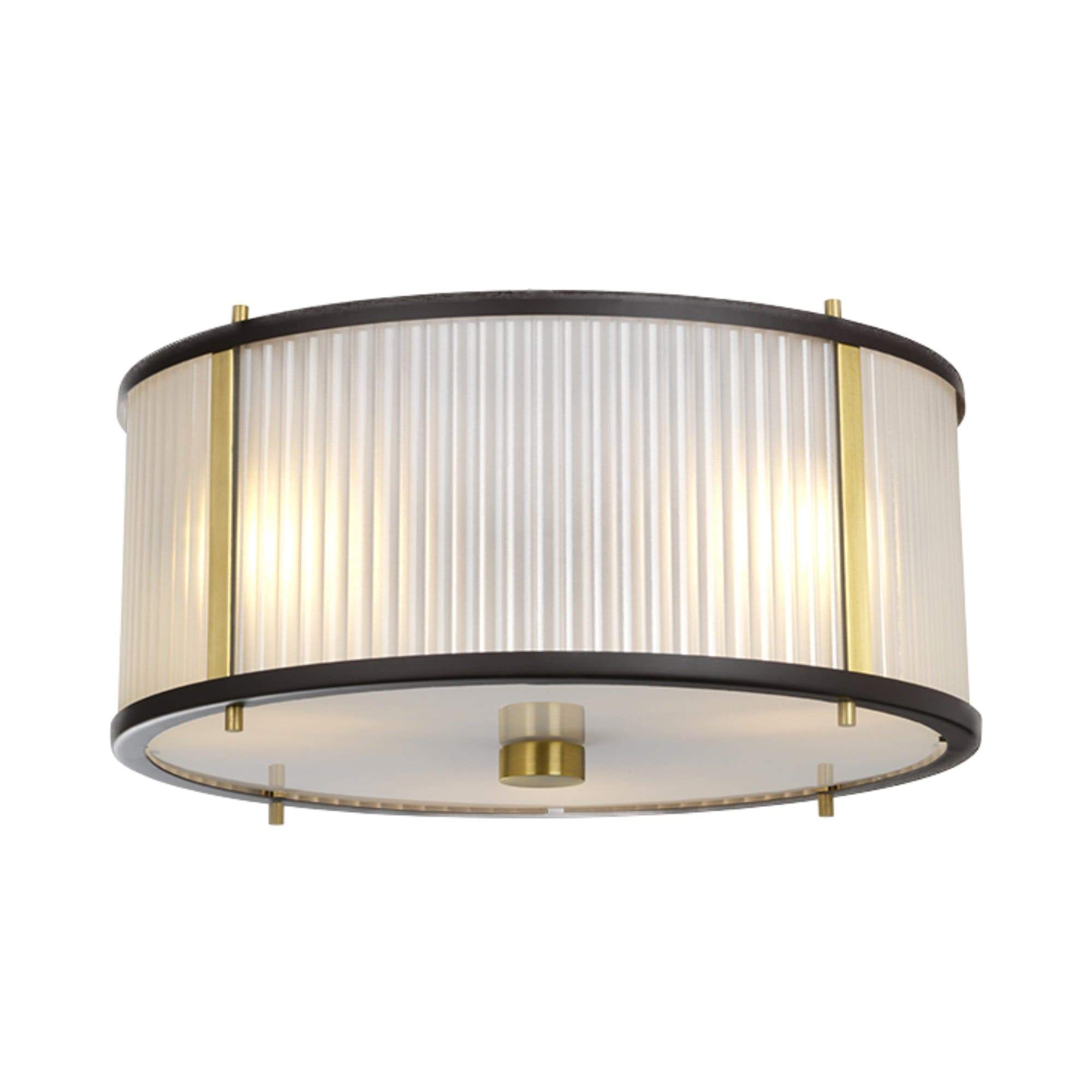 Anoro Ribbed Glass Ceiling Pendant Light - escapologyhome.co.uk