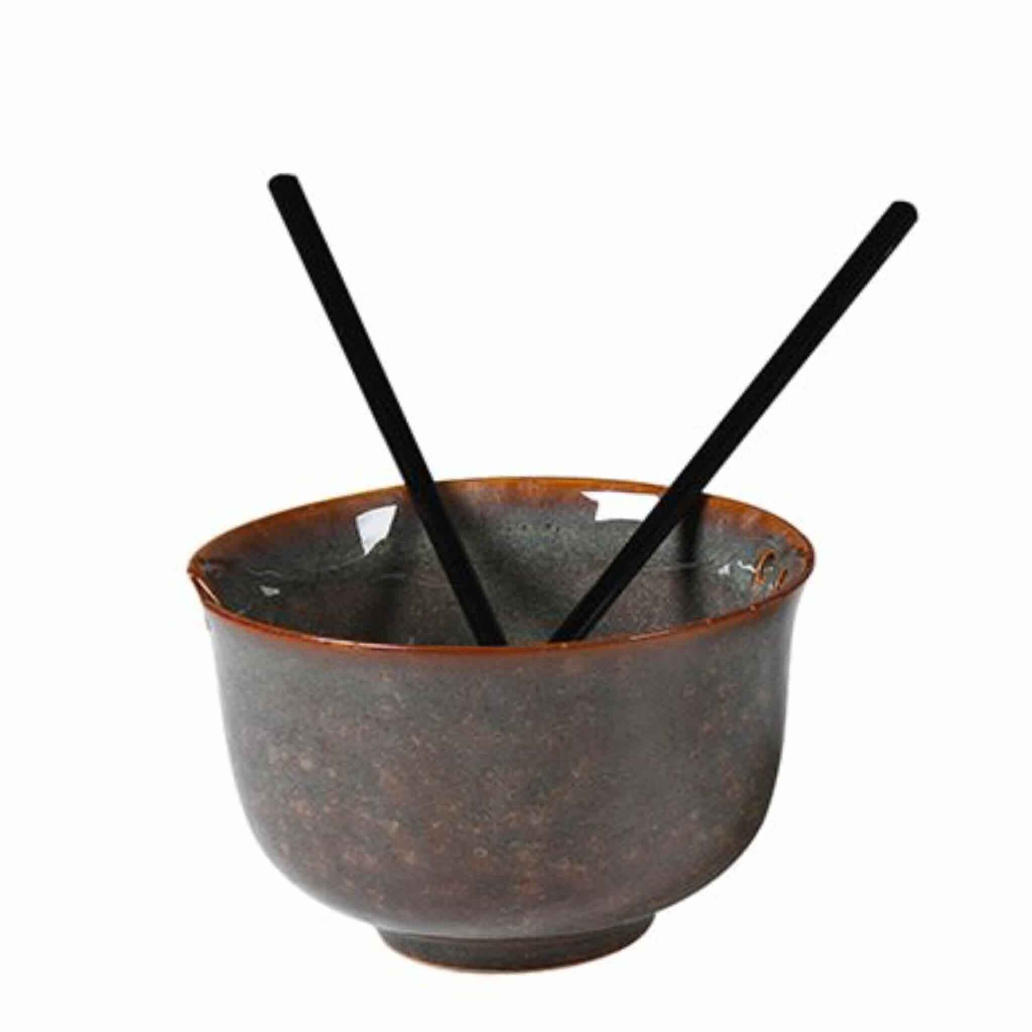 Kyoto Ceramic Noodle Bowl & Chopsticks - escapologyhome.co.uk