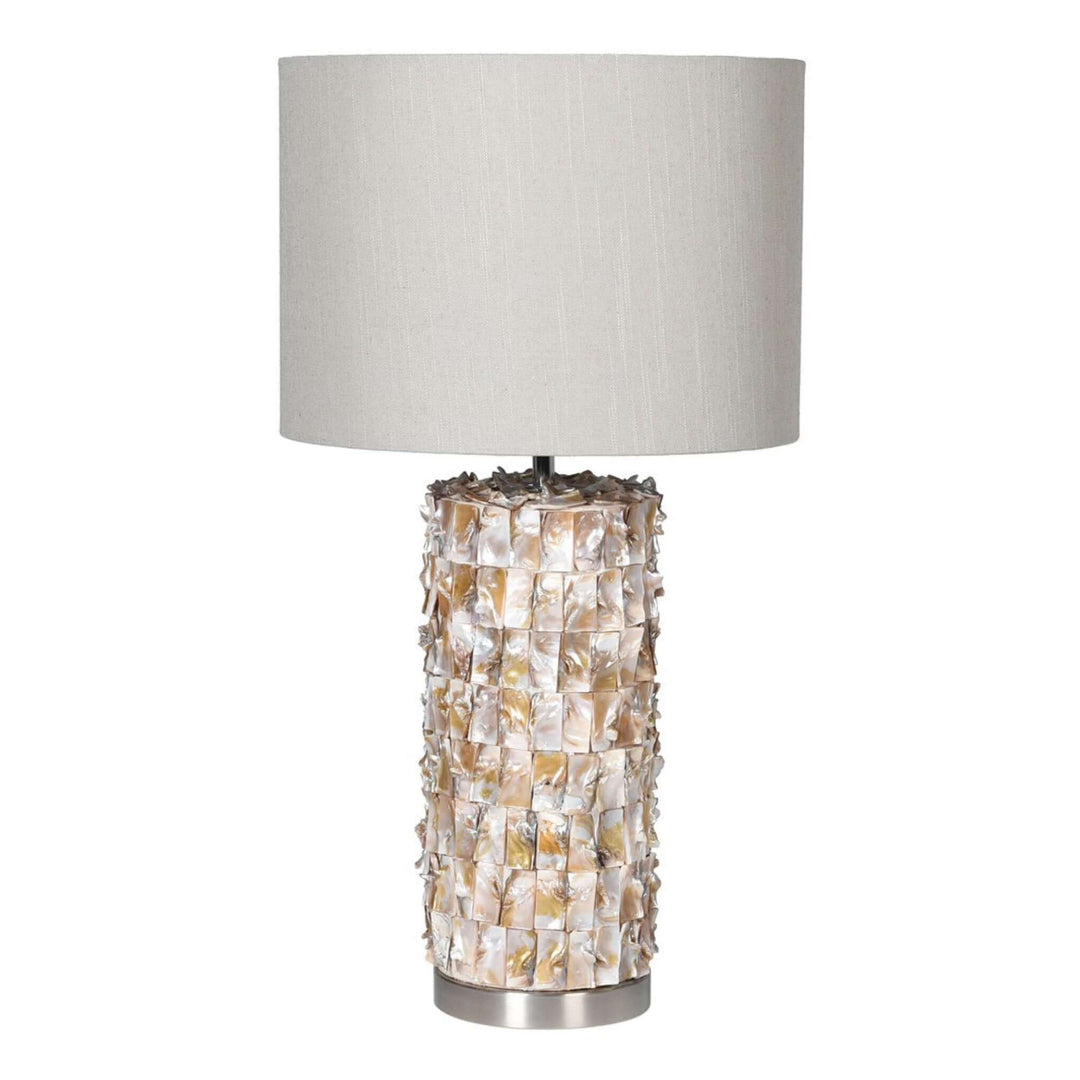 Looe Pearl Table Lamp With Shade - escapologyhome.co.uk