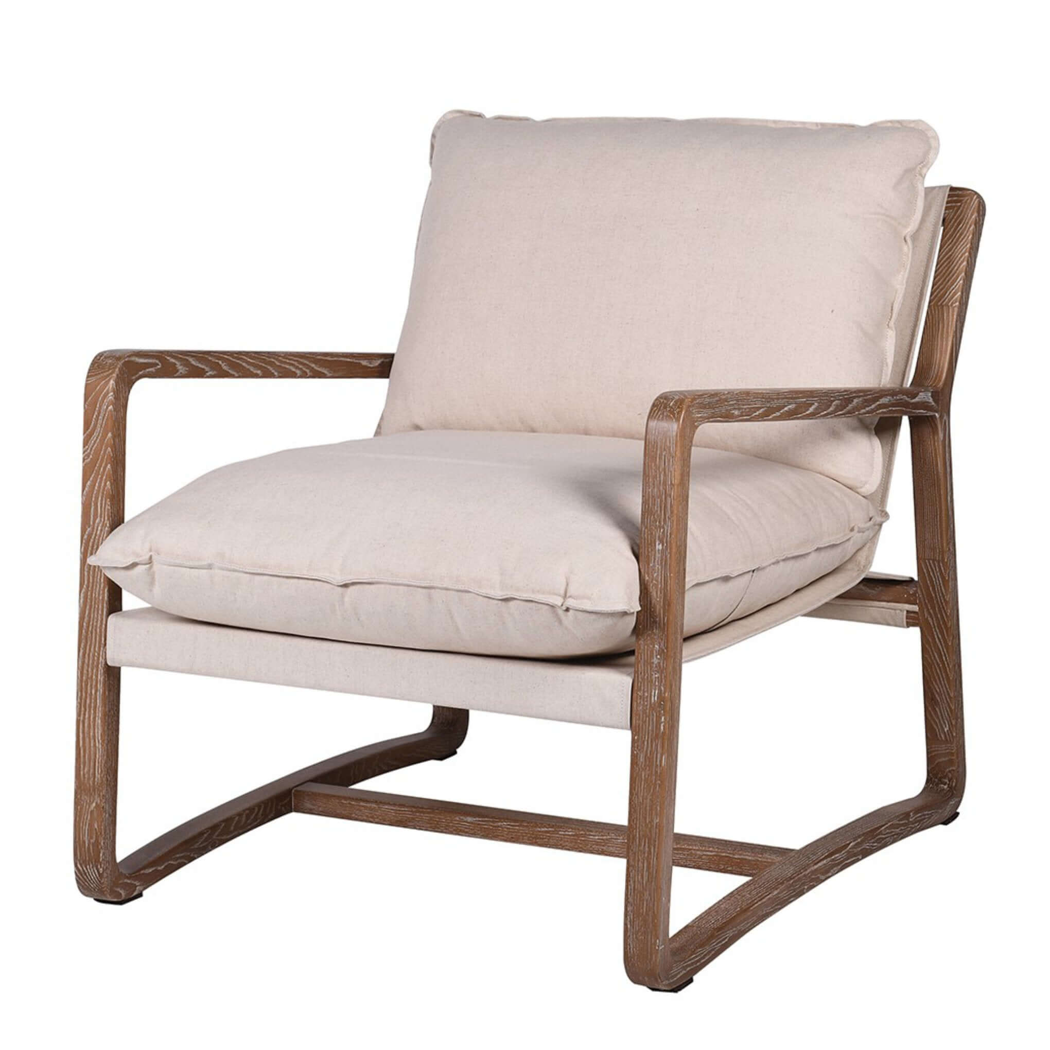 Padstow Chair - Linen - escapologyhome.co.uk