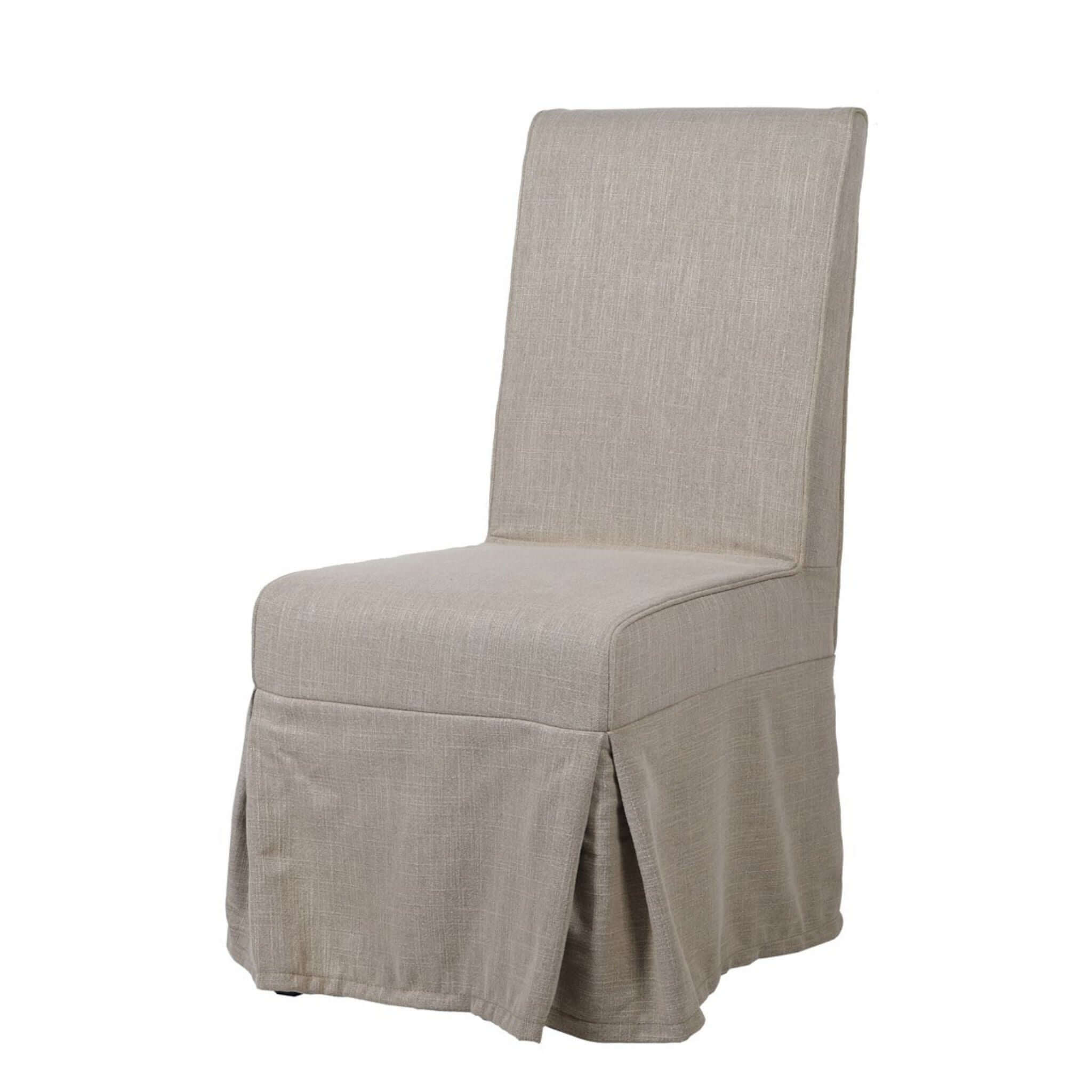 Yealm Loose Cover Dining Chair - Natural - escapologyhome.co.uk