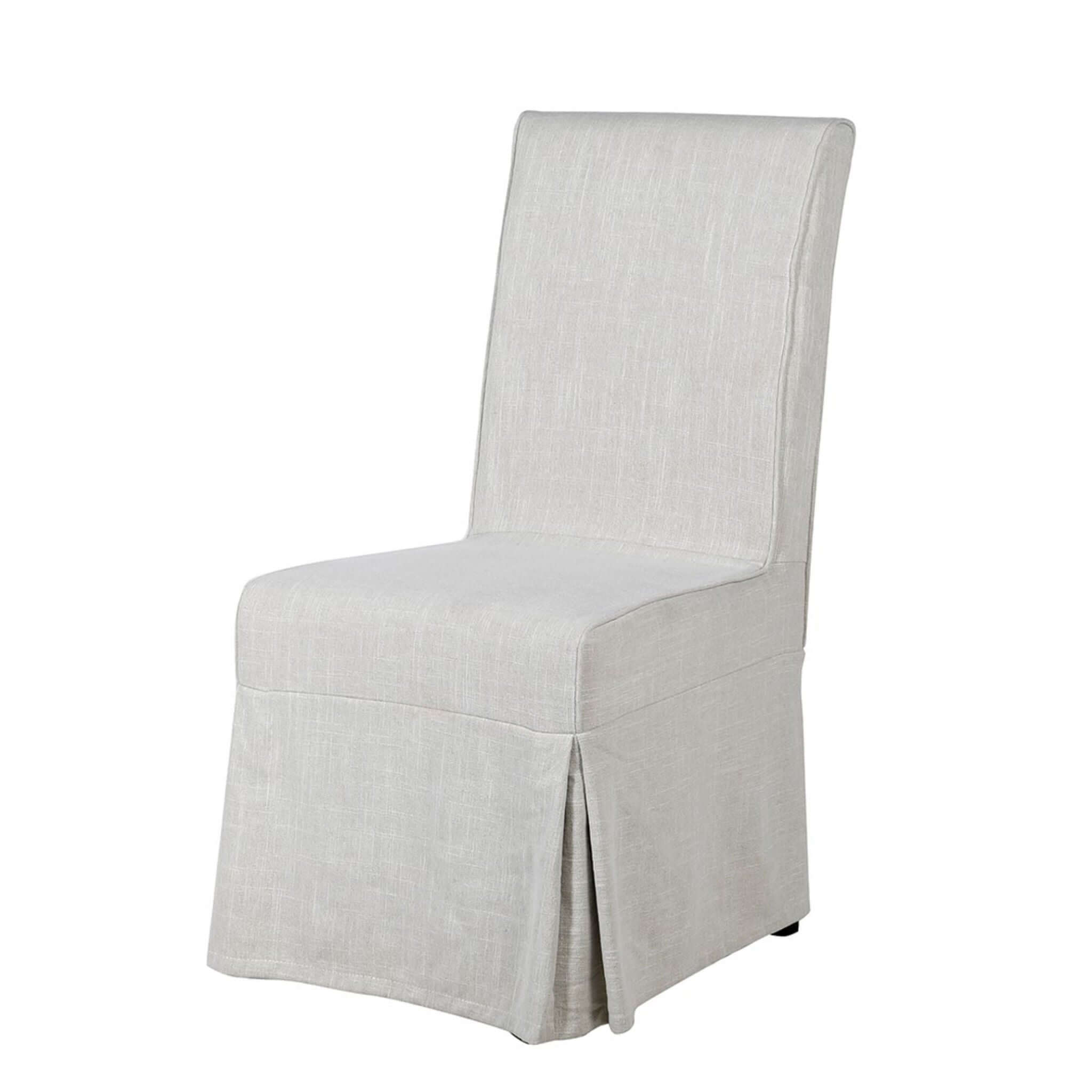 Yealm Loose Cover Dining Chair - Ivory - escapologyhome.co.uk