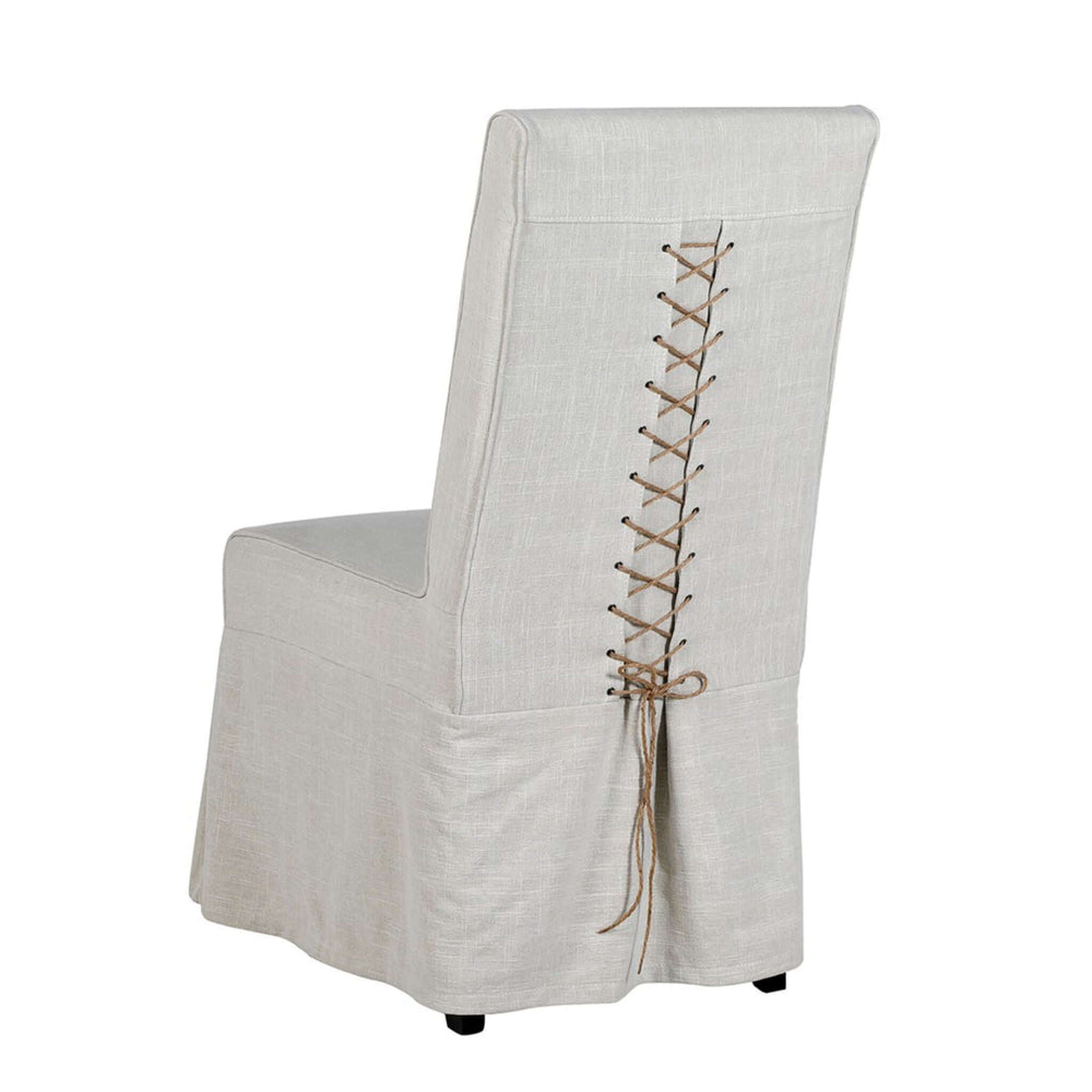 Yealm Loose Cover Dining Chair - Ivory - escapologyhome.co.uk