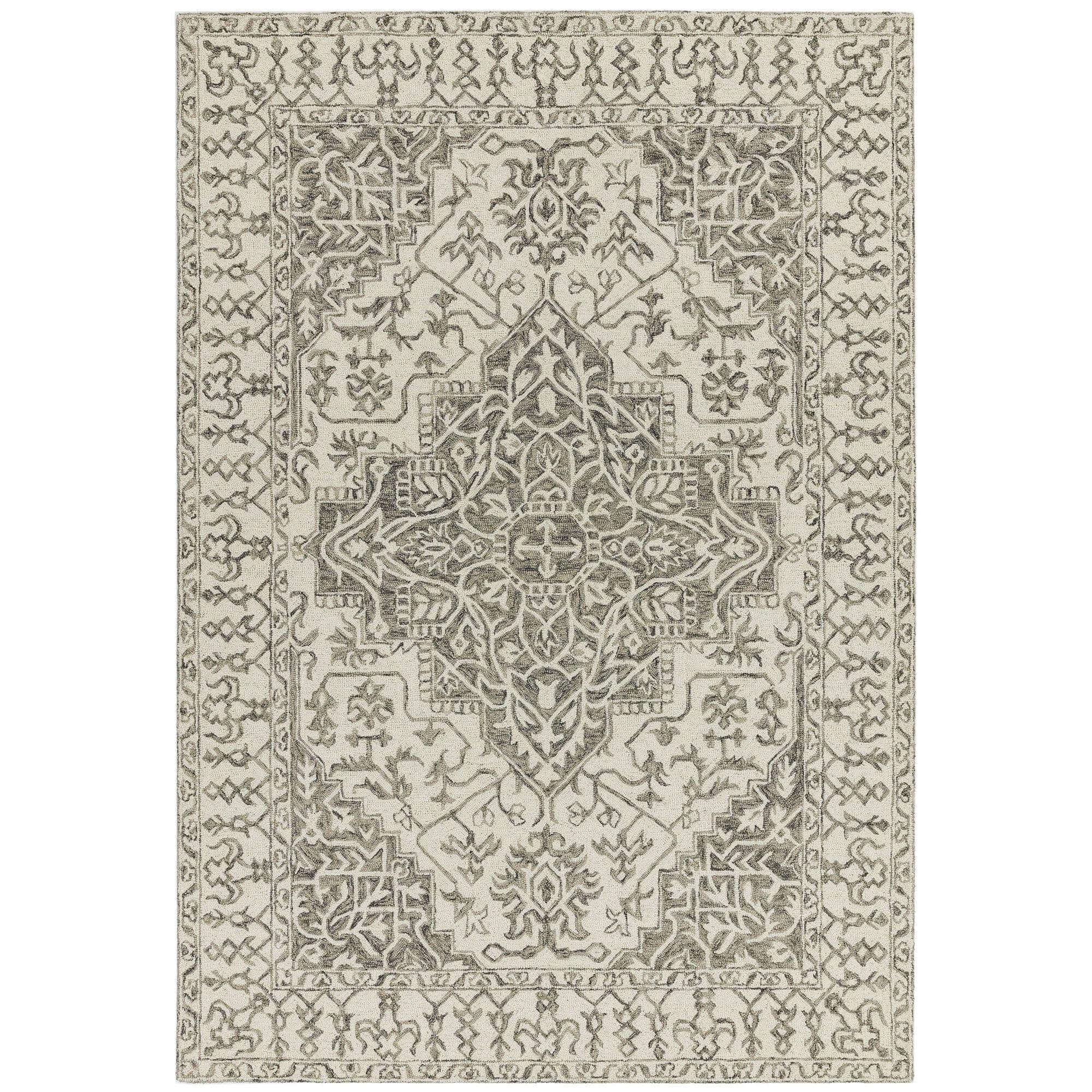 Bronte Hand-Tufted Wool Rug - Smoke - escapologyhome.co.uk