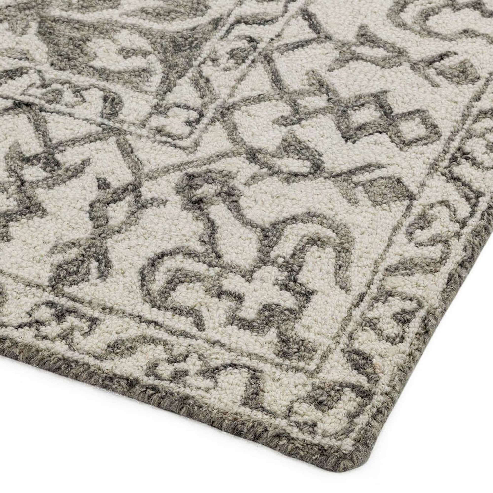 Bronte Hand-Tufted Wool Rug - Smoke - escapologyhome.co.uk