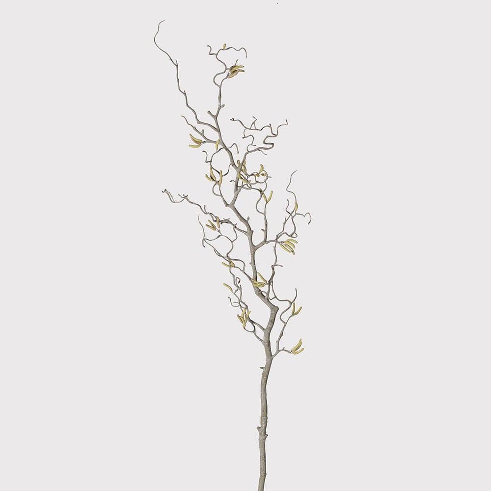 Faux Contorted Willow Branch with Catkins - escapologyhome.co.uk