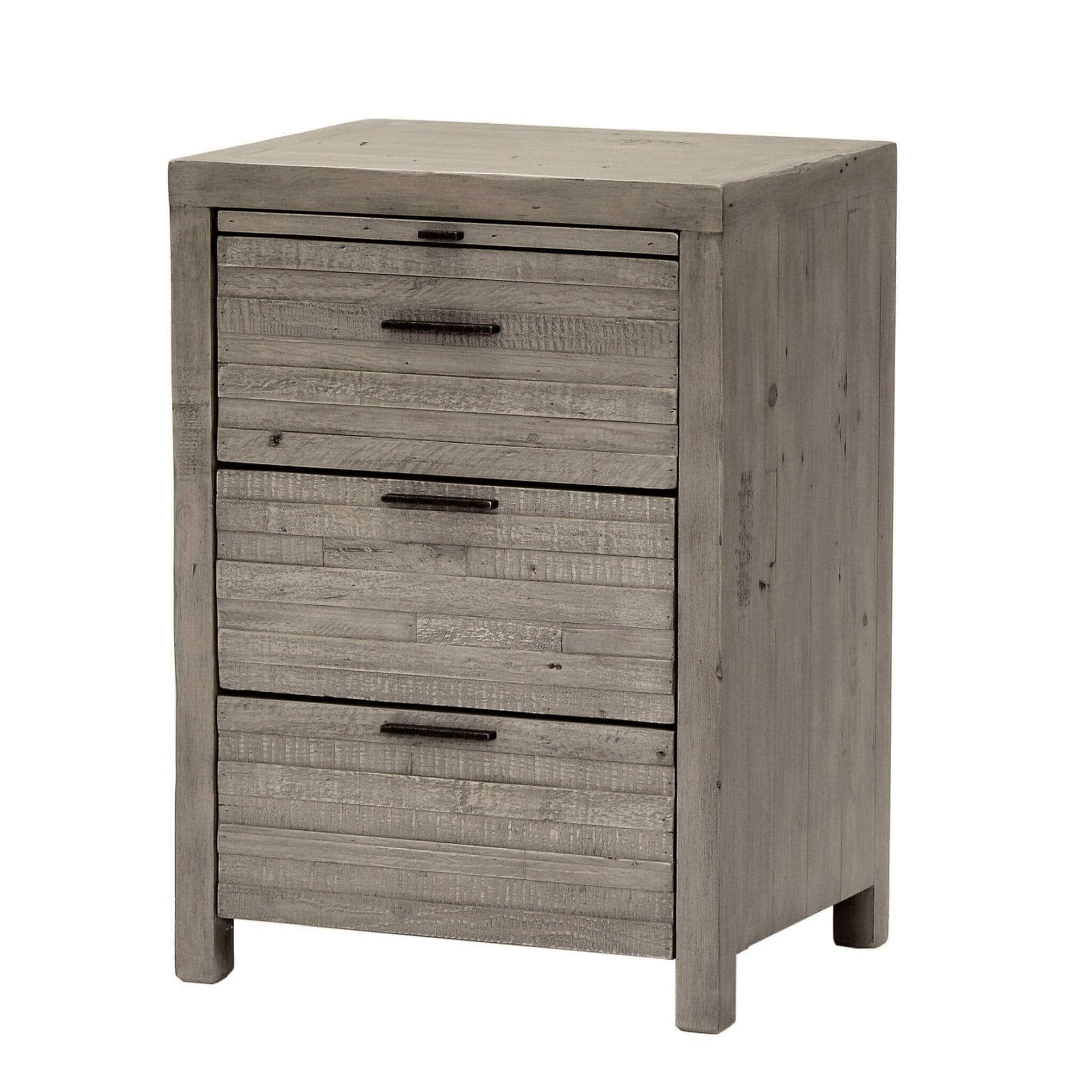Camden Three-Drawer Nightstand - escapologyhome.co.uk